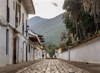 alte Straße in Villa da Leyva